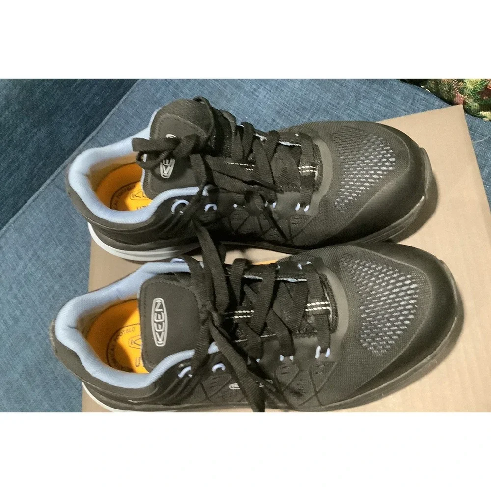 KEEN Vista Energy Work Sneaker Black Size Womens 8.5 M